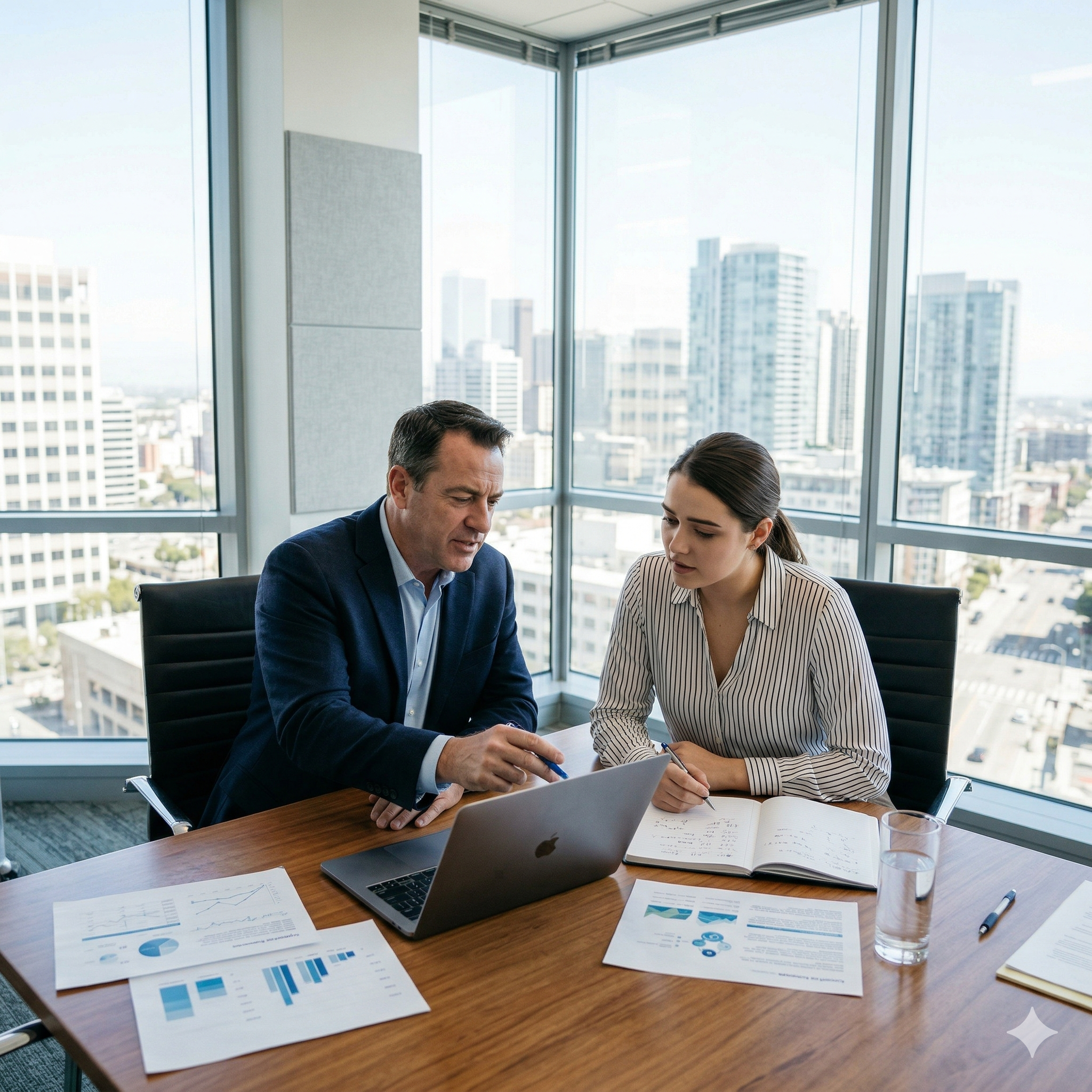 One-on-one consulting session focused on decision flow